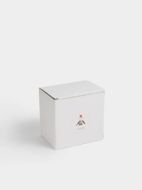 Кружка, 550 мл, керамика D, молочная, в крапинку, Кролик, Easter, image-5