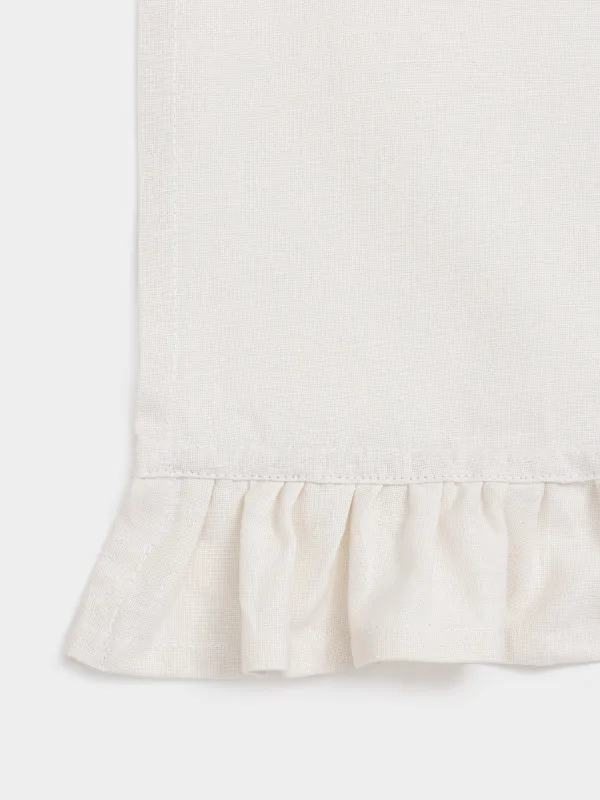 Полотенце кухонное, 40х60 см, со сборкой, хлопок, молочное, Олень, Woodland story, image-2