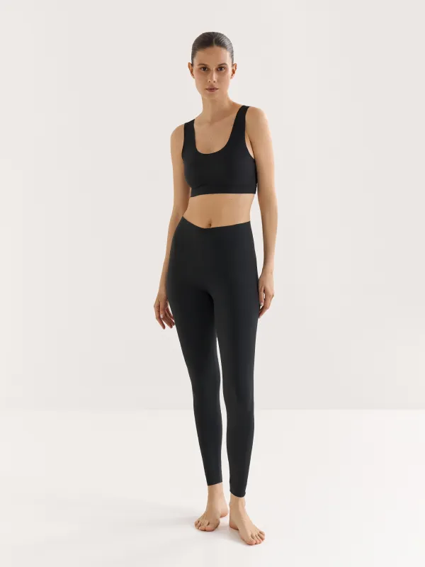 Легинсы спортивные, черные, Ligita, image-0