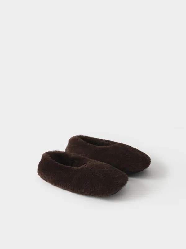 Тапочки-носки из искусственного меха Cozy plush, image-3