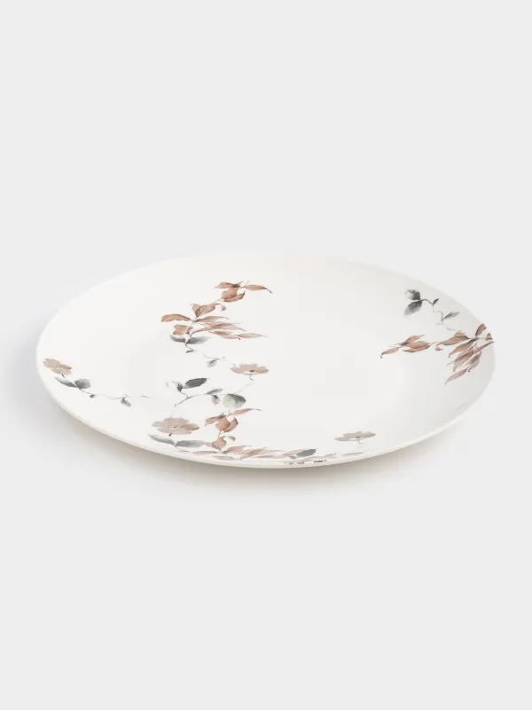 Тарелка обеденная, 27 см, фарфор N, Осенние цветы, Refined floral, image-2