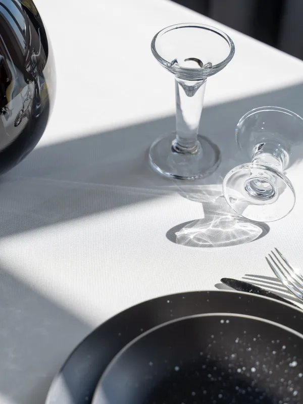 Скатерть, 170х250 см, полиэстер, бело-серая, Milky way, image-3