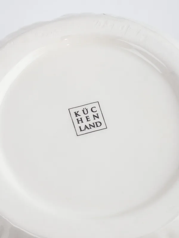 Емкость для хранения, 17х15 см, 1,2 л, керамика, молочно-серая, Гриб, Slight frost, image-5