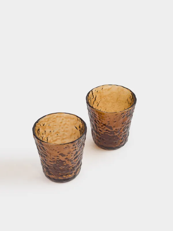 Стакан, 10 см, 280 мл, 2 шт, стекло Р, коричневый, Frozen, image-1