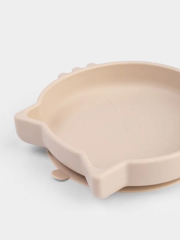 Тарелка детская, 16х15 см, на присоске, Котик, Kiddy, image-3