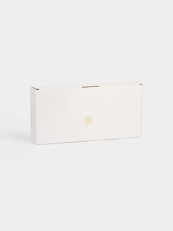 Набор для закусок, 3 пр, на подставке, керамика/дерево, бело-золотистый, Дома, Noble tree, image-6