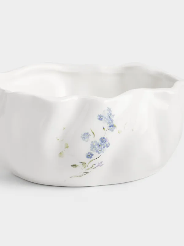 Салатник, 15х7 см, Незабудка, Crumple flower, image-2