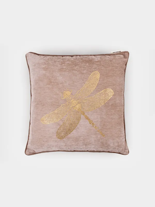 Подушка декоративная, 45х45 см, Стрекоза, Dragonfly, image-0