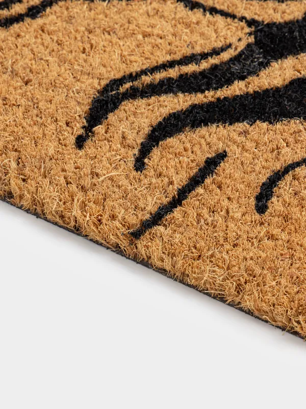 Коврик придверный, 40х60 см, кокос/ПВХ, прямоугольный, коричневый, Конь, Home horse, image-2