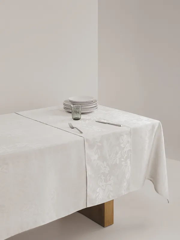 Дорожка настольная, 40х160 см, из жаккарда, Ветви, Patterned branches, image-2