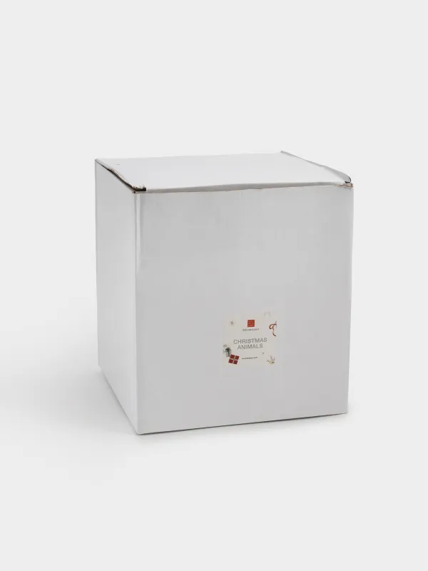 Конфетница, 19х20 см, Белка и медведь, Christmas animals, image-6