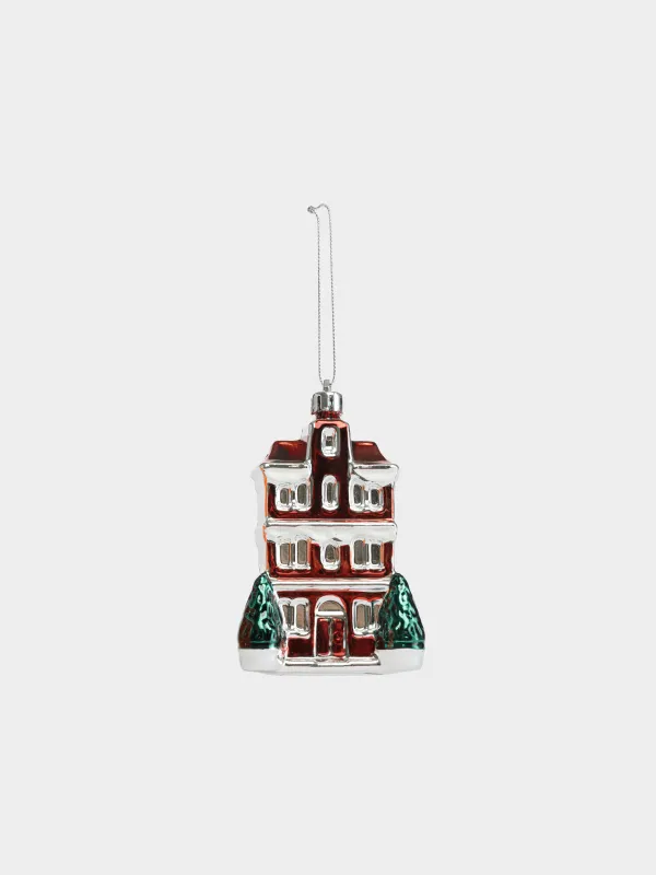 Игрушка елочная, 10 см, Коттедж, Figure christmas, image-0