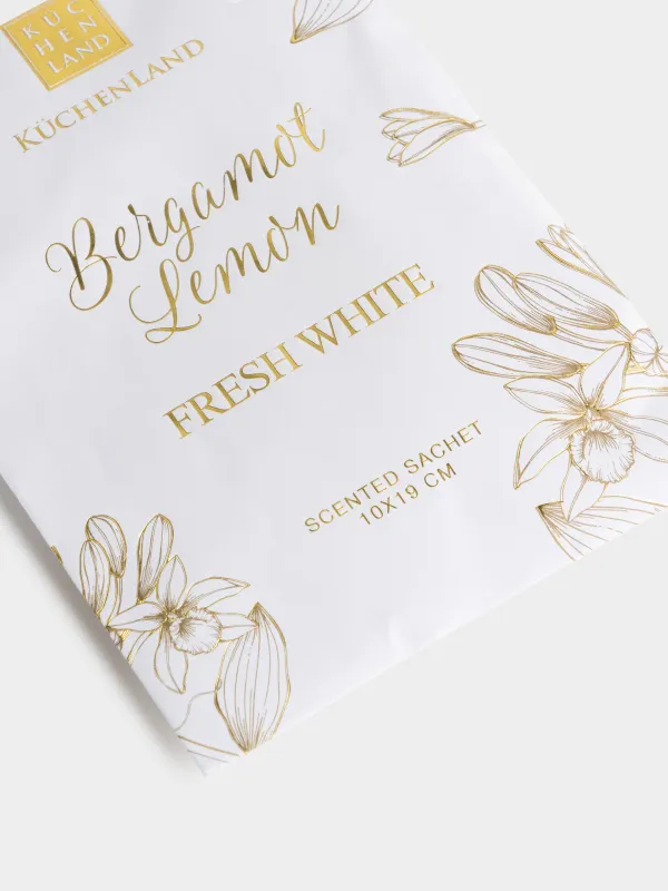 Саше ароматическое, подвесное, Bergamot Lemon, Fresh white, image-3