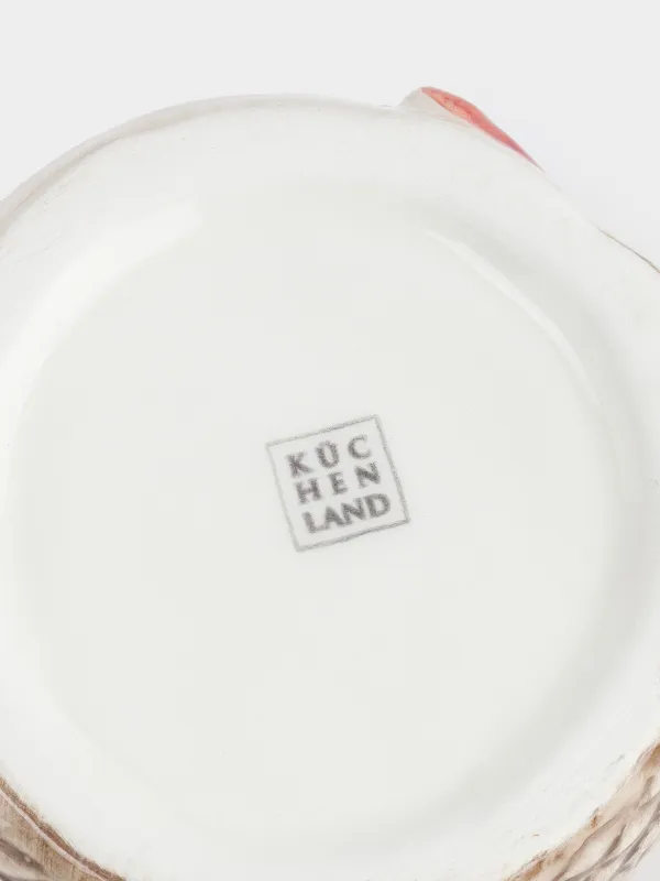 Кружка, 440 мл, керамика, молочно-коричневая, Еж в шарфе, Forest animals, image-4