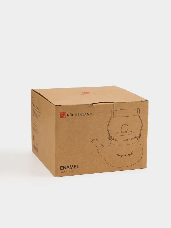 Чайник, 1,2 л, Enamel, image-6