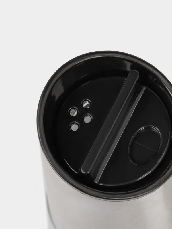 Набор для соли и перца, 15 см, на подставке, стекло/металл, Classic, image-5