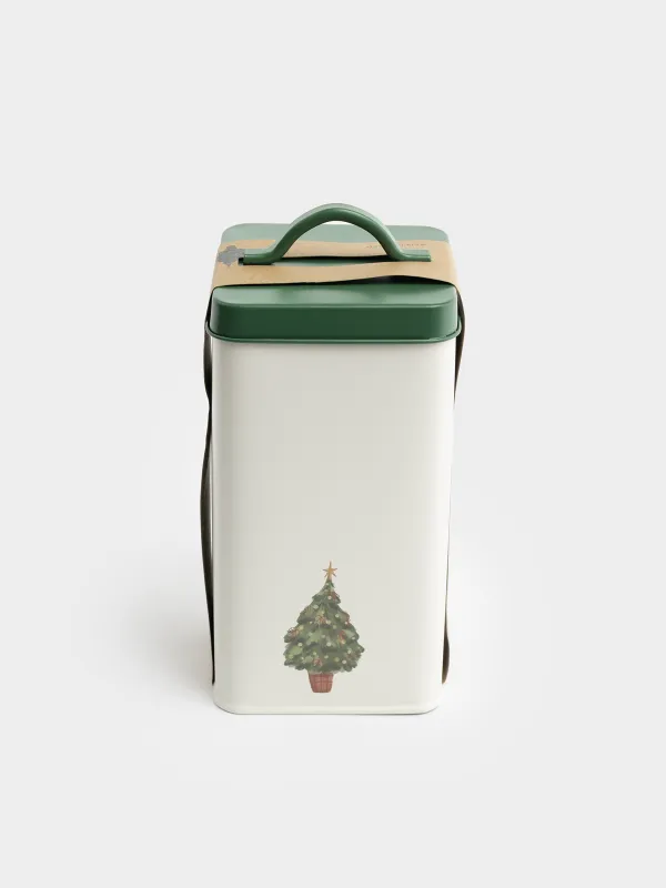 Банка для сыпучих продуктов, 1,5 л, Елка, Christmas magic, image-4