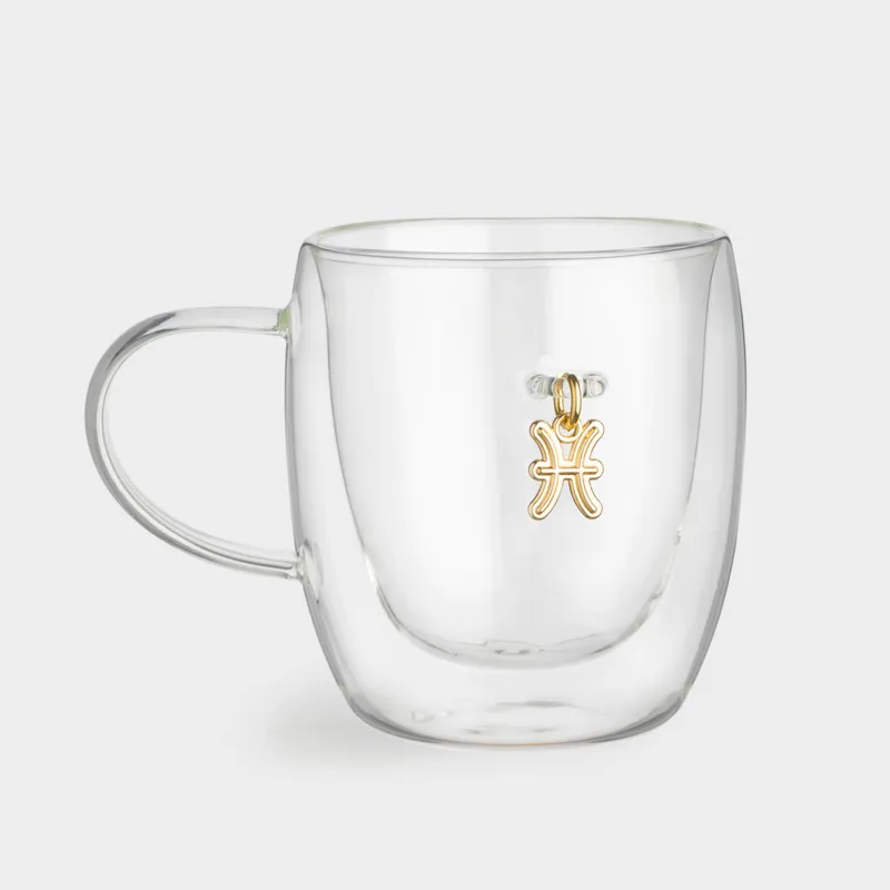 Кружка, 280 мл, с подвеской, Рыбы, Air figure zodiac