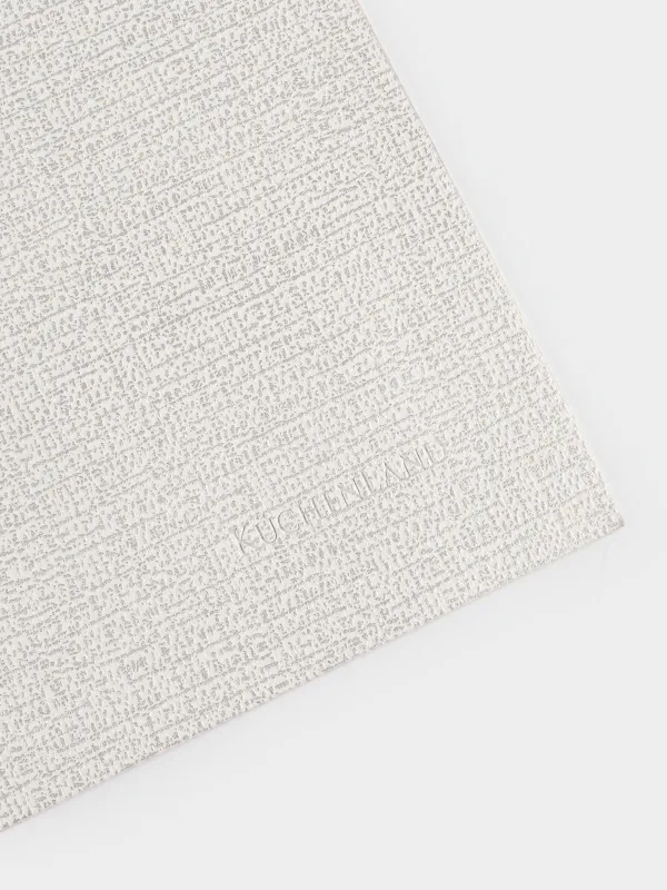 Салфетка под приборы, 30х45 см, Серебристые капли, Rock, image-2