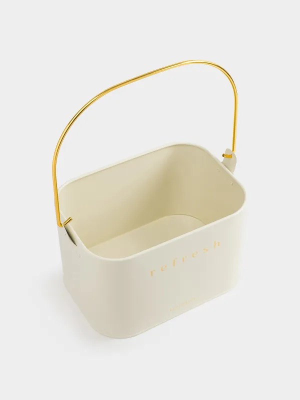 Органайзер для моющих средств, 21х15 см, переносной, металл, белый, Compact gold , image-2