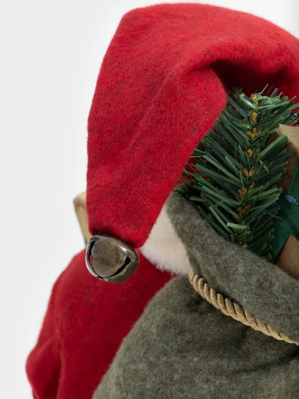 Изделие декоративное, 60 см, мягкое, пластик/полиэстер, Санта с мешком и подарком, Magic time, image-5