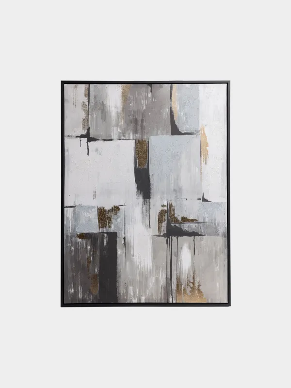 Картина в раме, 75х100 см, Прямоугольная абстракция, Abstract, image-0