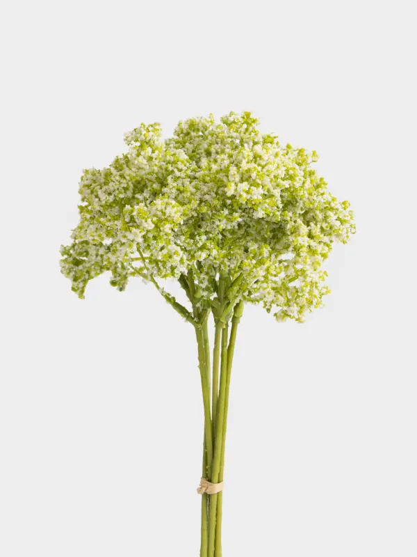 Букет декоративный, 33 см, полиэстер, Белая гипсофила, Flower garden, image-1