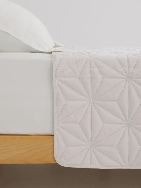 Покрывало, 220х240 см, песочное, Stitch velvet, image-3