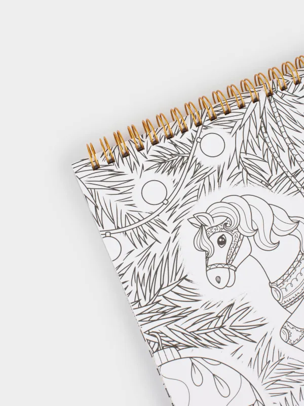 Альбом для раскрашивания, 21х21 см, 22 листа, Лошадка, Draw creative, image-4