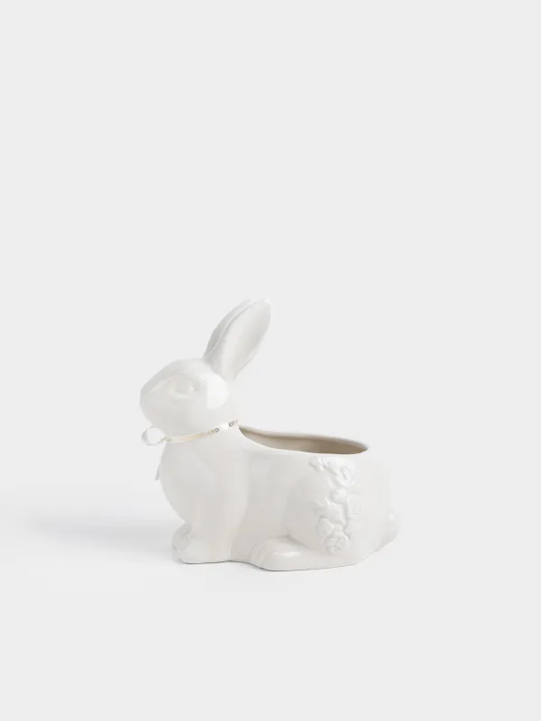 Конфетница, 18х18 см, Кролик с цветами, Rabbit pattern, image-0