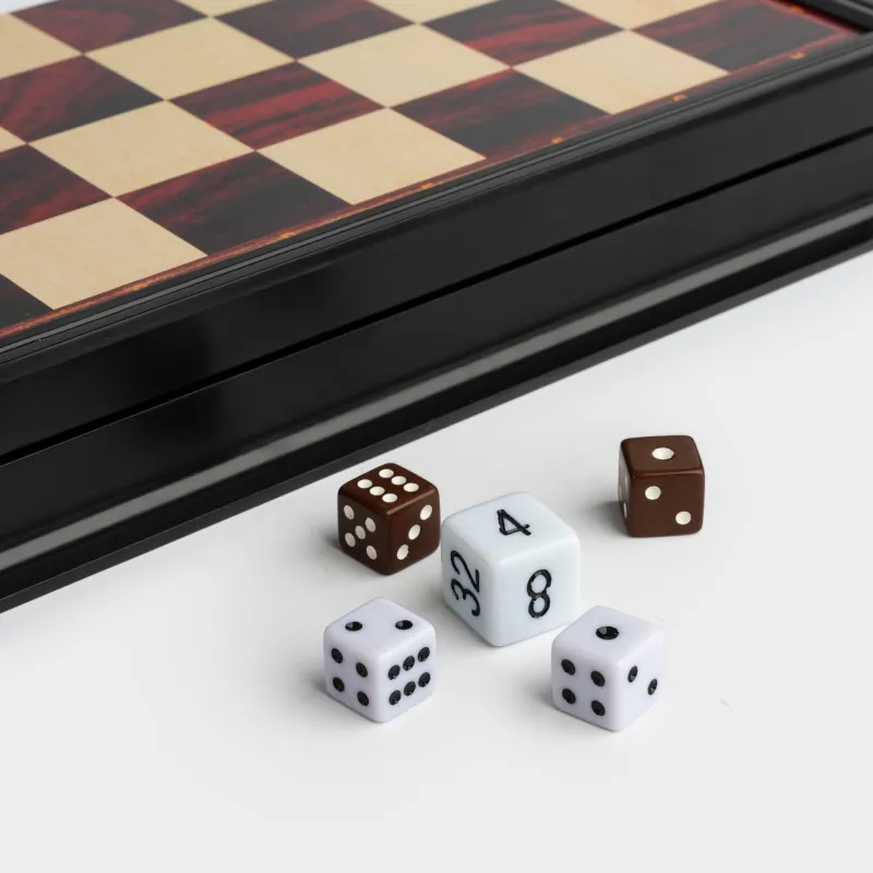 Игра настольная, 25х25 см, шашки/нарды, дорожные, пластик, Hobby light, image-5