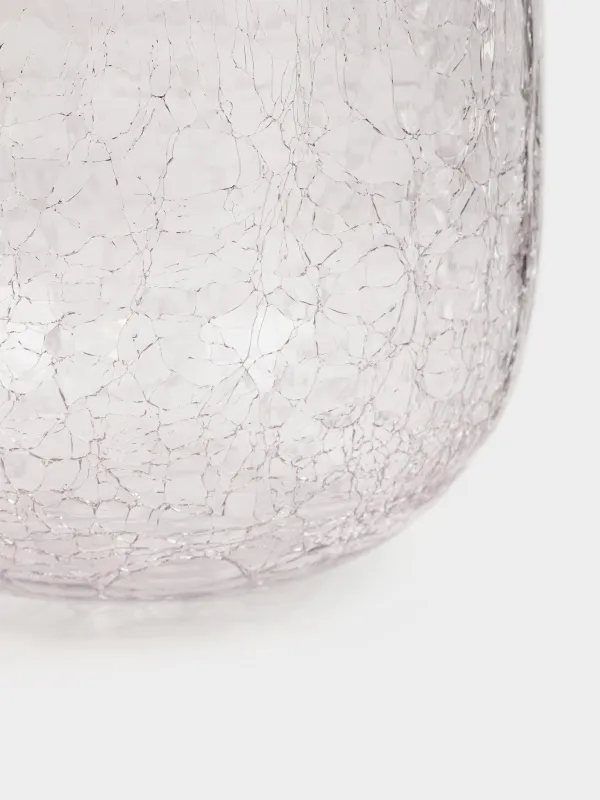 Ваза для цветов, 25 см, стекло, Ice, image-2