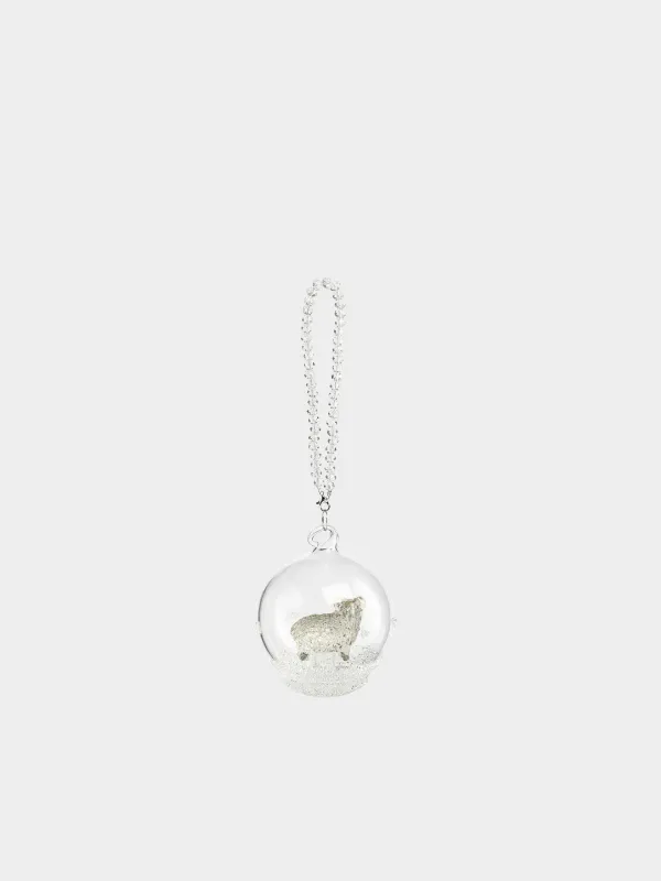 Игрушка елочная, 21 см, Овечка, Ball shape, image-0