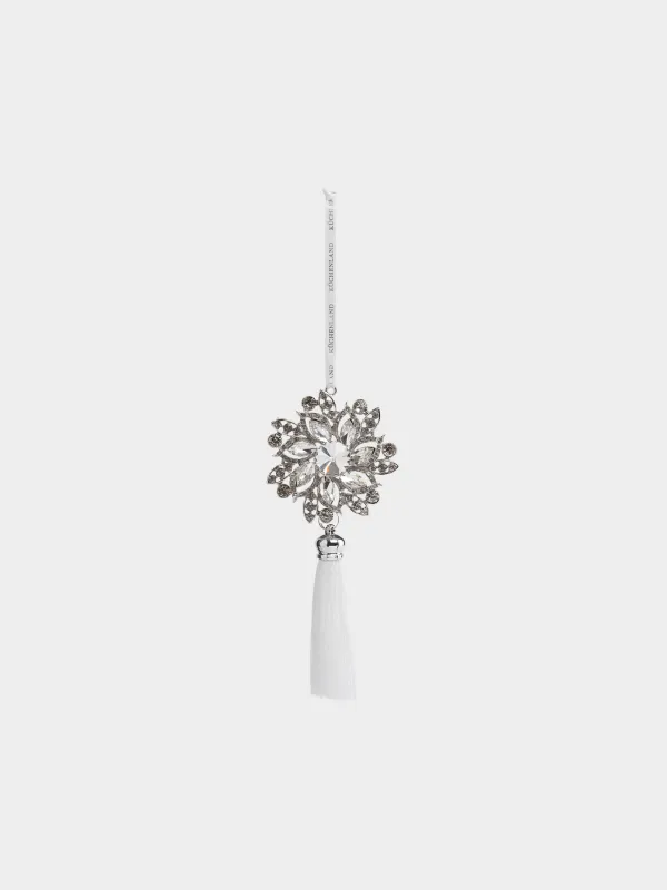 Игрушка елочная, 14 см, Кристальная снежинка, Figure crystal, image-0