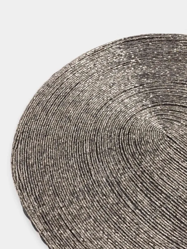 Салфетка под приборы, 31x41 см, из бисера, Shiny beads, image-2