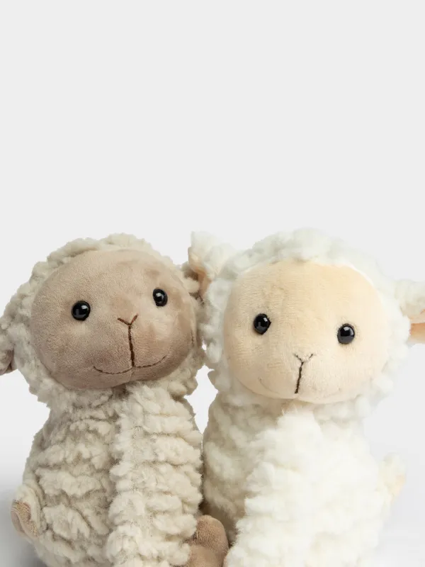 Игрушка, 20 см, 2 шт, мягкая, Обнимающиеся овечки, Lamb toy, image-1