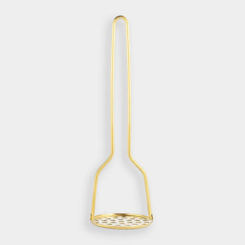 Пресс для пюре, 28 см, сталь, золотистый, Device gold