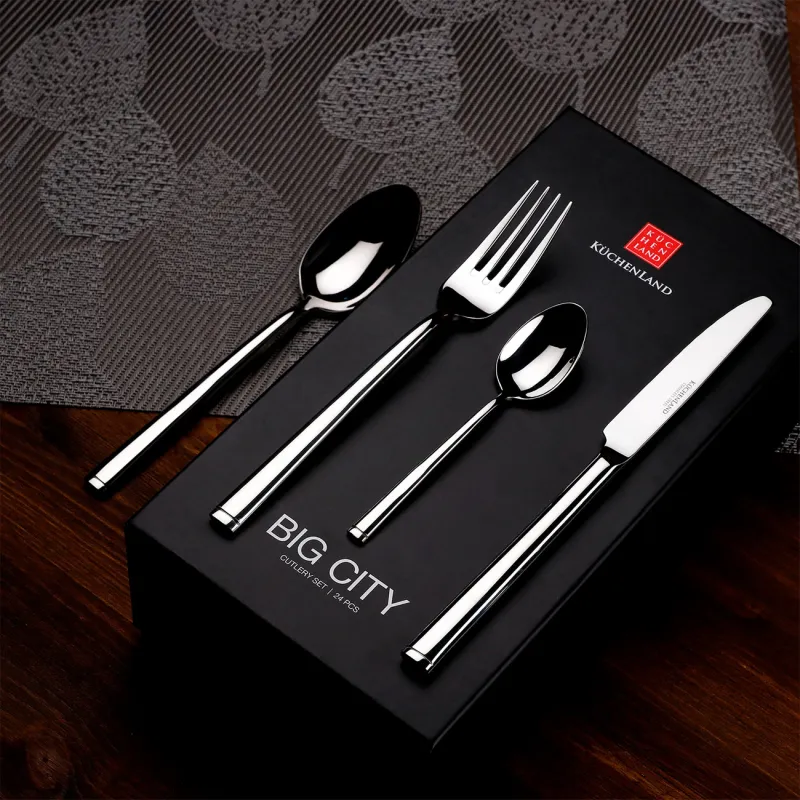 Столовые приборы, 6 перс, 24 пр, сталь, Madrid, image-1