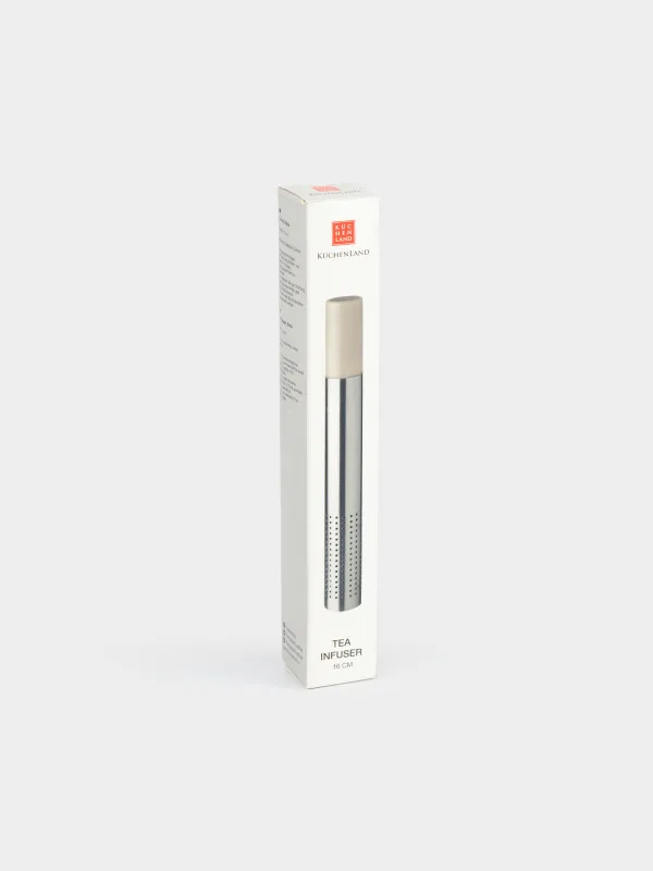 Сито для заваривания чая, 16 см, сталь/пластик, серебристо-бежевое, Стик, Stick, image-6