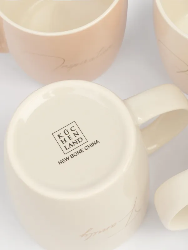 Кружка, 330 мл, 4 шт, фарфор N, Микс, Scroll, image-5