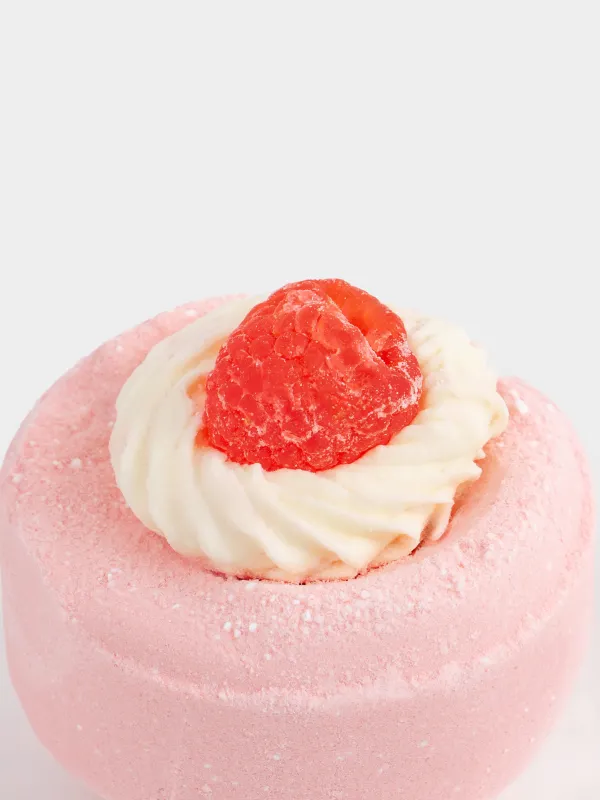 Бомбочка для ванны, 150 гр, с фигуркой из мыла, розовая, Малина, Body spa, image-1