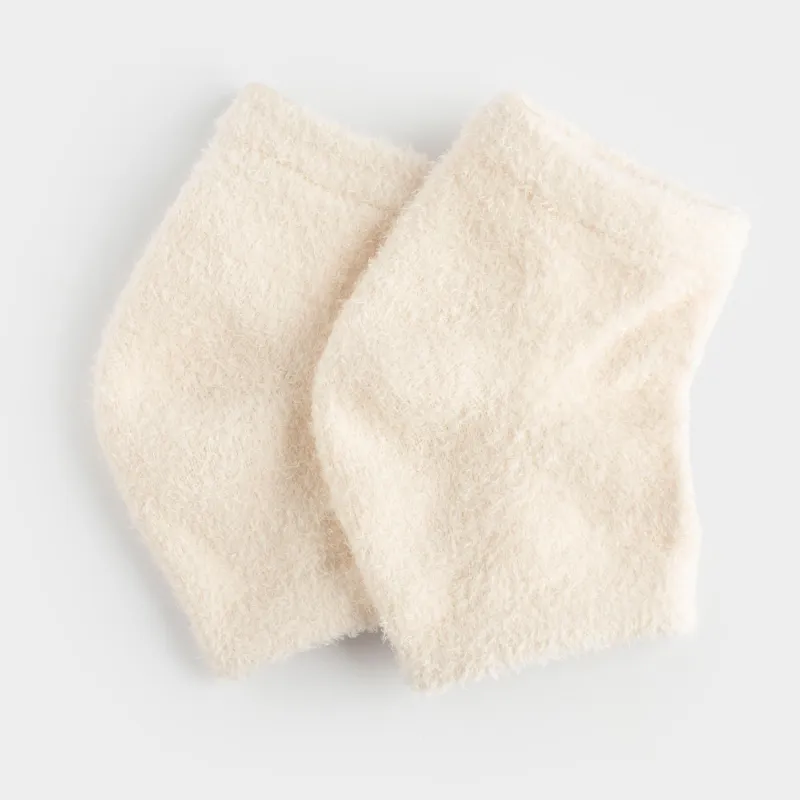 СПА-носки для пяток гелевые, р. 36-40, многоразовые, полиэстер, молочные, Spa, image-1