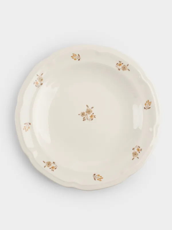Сервиз обеденный, 6 перс, 18 пр, фарфор N, белый, Винтажные цветы, La flore, image-2