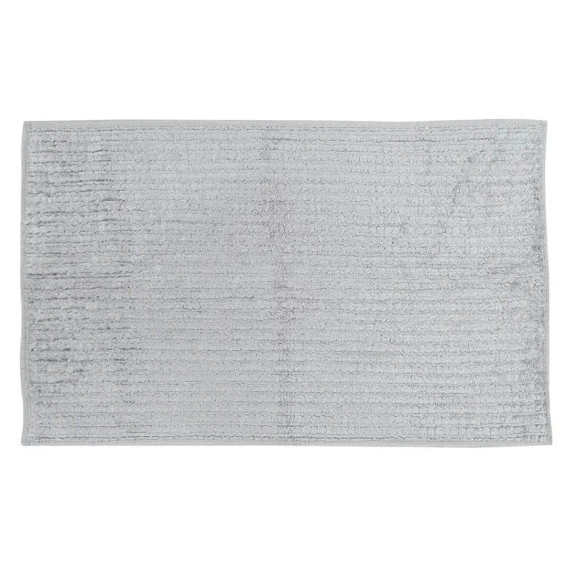 Коврик, 50х80 см, противоскользящий, полиэстер, светло-серый, Fluff, image-2