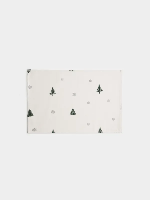 Салфетка под приборы, 30х45 см, Ели, Winter tree, image-0