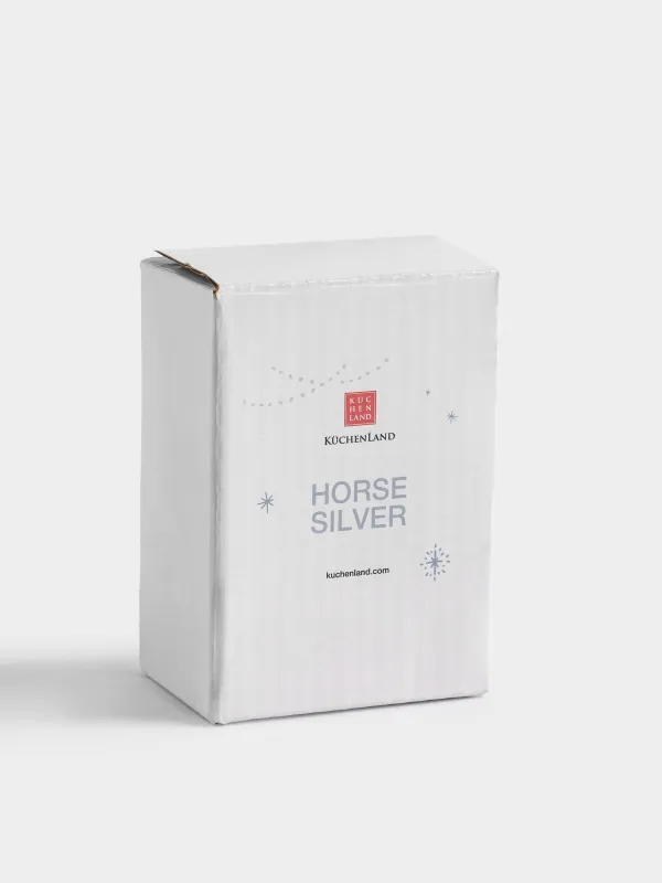 Статуэтка, 8 см, Лошадь, Horse silver, image-4