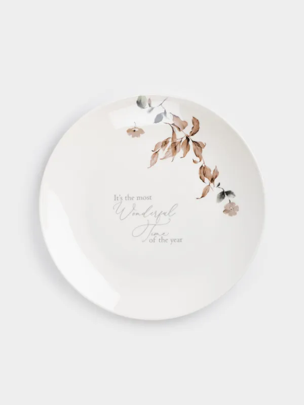 Тарелка закусочная, 20 см, 2 шт, фарфор N, Осенние цветы, Refined floral, image-2