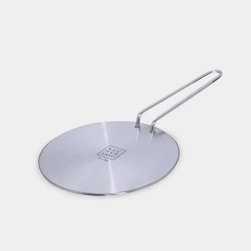 Диск-переходник для индукционной плиты, 16 см, со съемной ручкой, сталь/алюминий, Induction