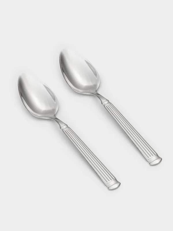 Ложка столовая, 2 шт, сталь, Полосы, Manresa, image-0