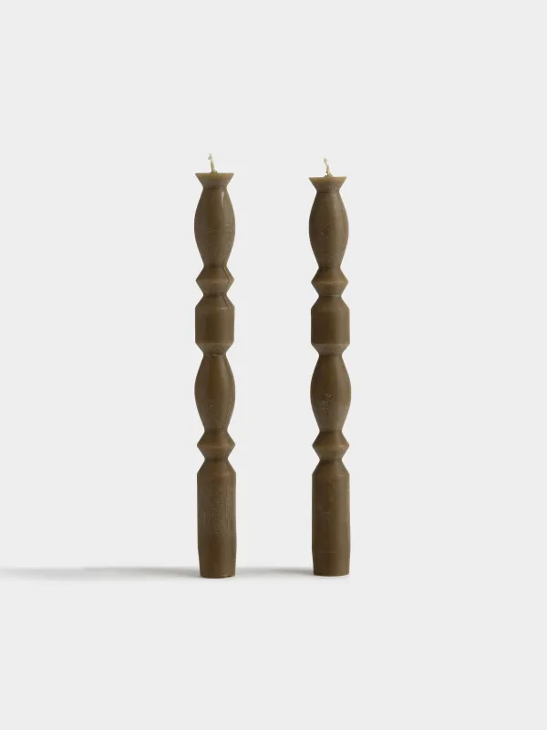 Свеча, 25 см, 2 шт, тонкая, Shape candle, image-0